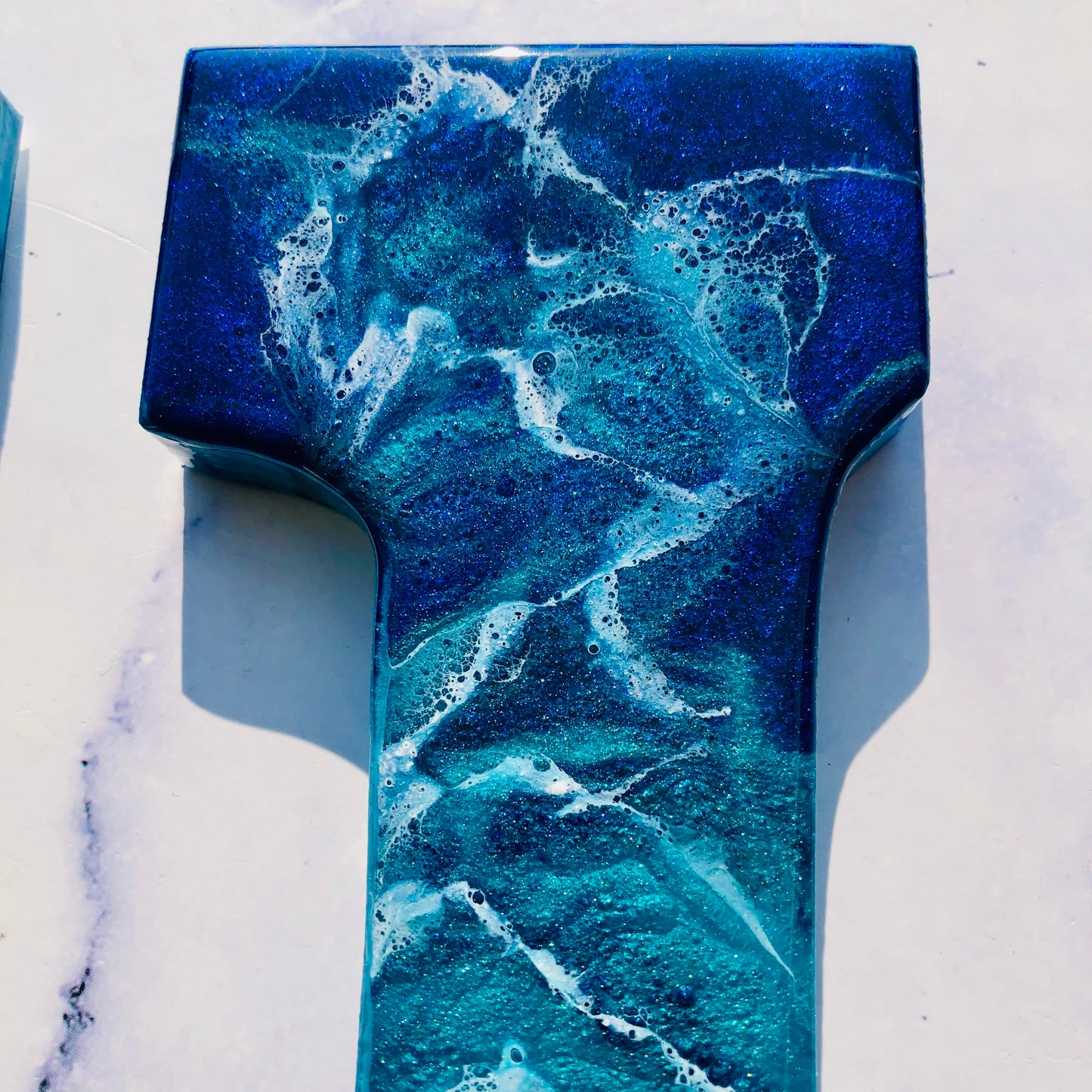 Custom Beach Wall Art | Resin Art | Nautical Decor for Beach House | Flip flop art | 3D Resin Art | flip flop sign | Personalized Gifts - Nikkisstuffnthings
