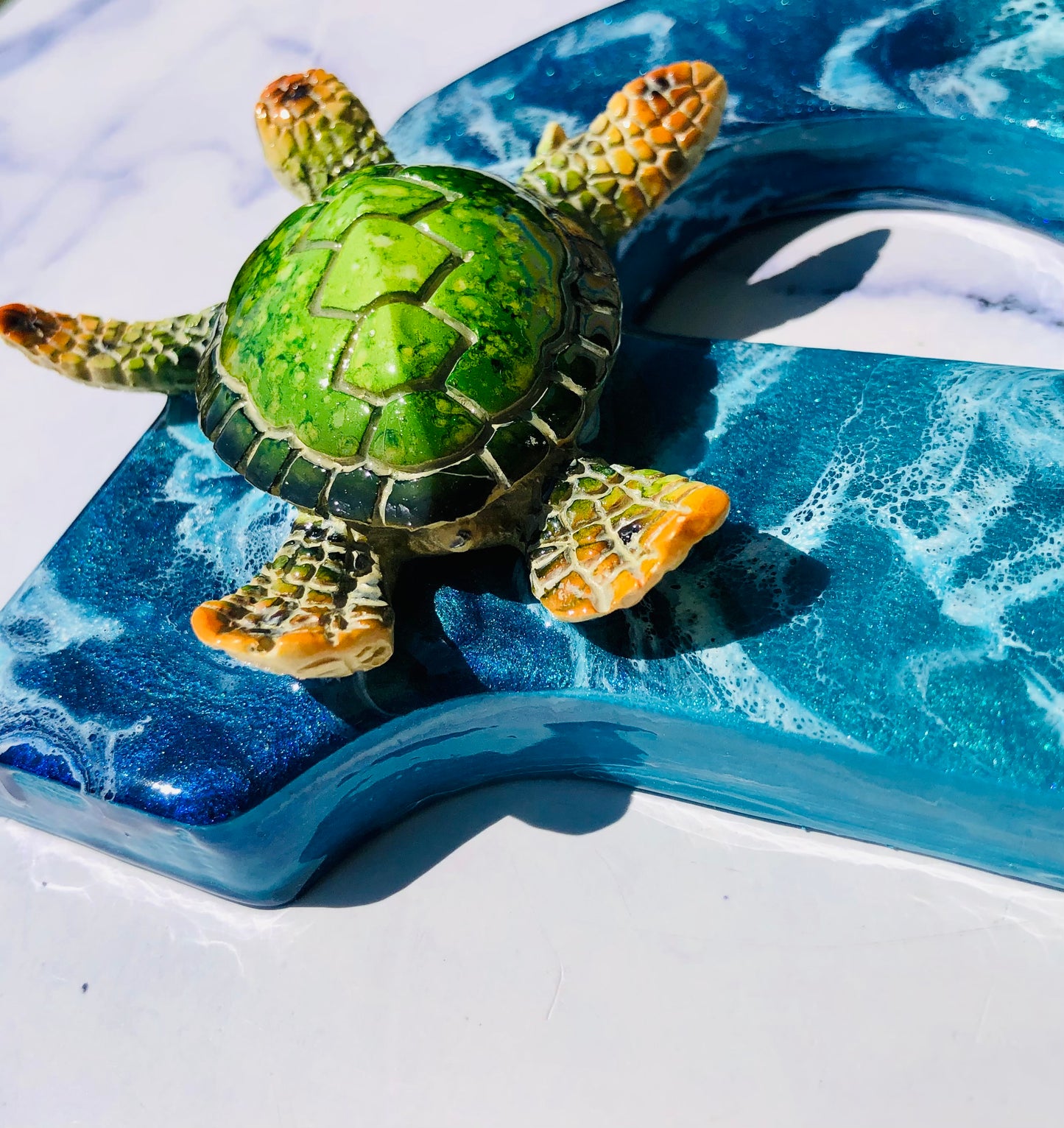 Custom Large Sea Turtle Resin Art | Resin Turtle Wall Art | Turtle gifts for women | seaturtle resin wall art | resin turtle gifts | - Nikkisstuffnthings