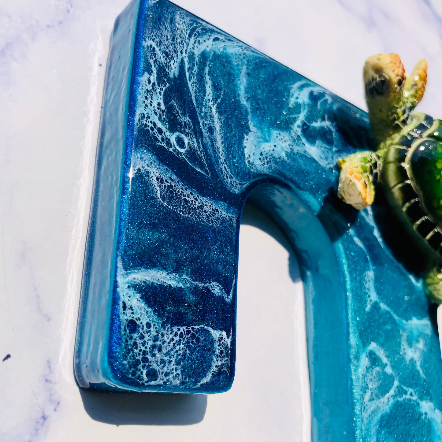 Custom Large Sea Turtle Resin Art | Resin Turtle Wall Art | Turtle gifts for women | seaturtle resin wall art | resin turtle gifts | - Nikkisstuffnthings
