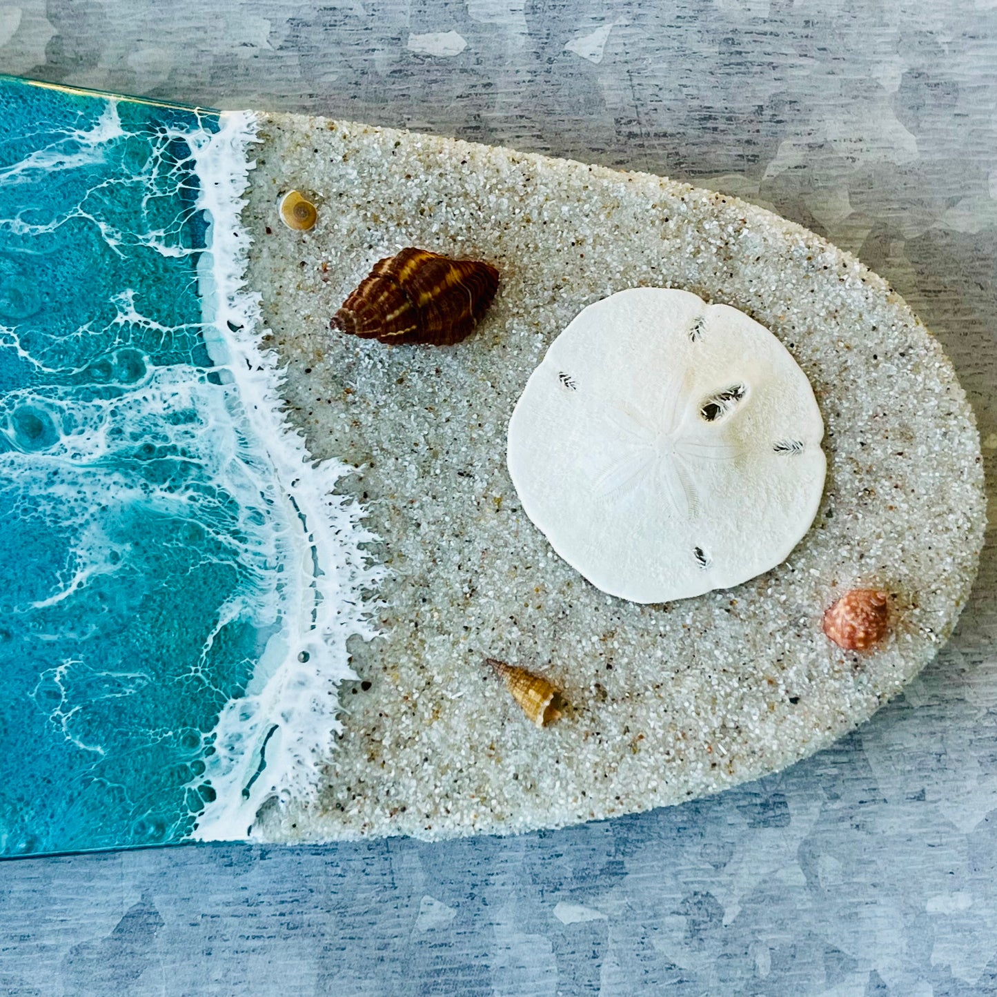 Personalized Resin Large Letter | Oversized Letter Wall | Beach Home Wall Name Letter | Starfish | Beach Theme Decor | Resin Art | Turtle - Nikkisstuffnthings