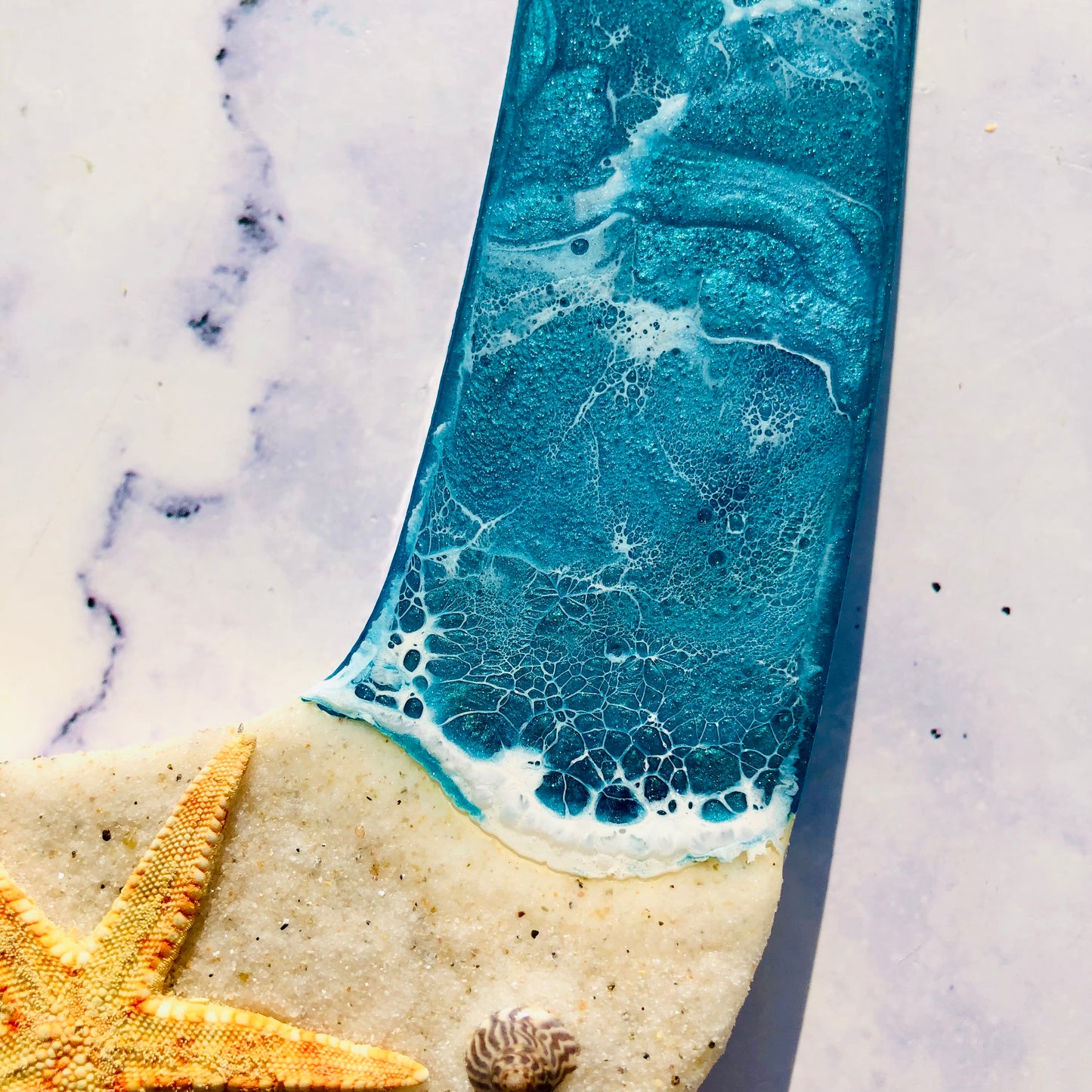 Custom Beach Wall Art | Resin Art | Nautical Decor for Beach House | Flip flop art | 3D Resin Art | flip flop sign | Personalized Gifts - Nikkisstuffnthings