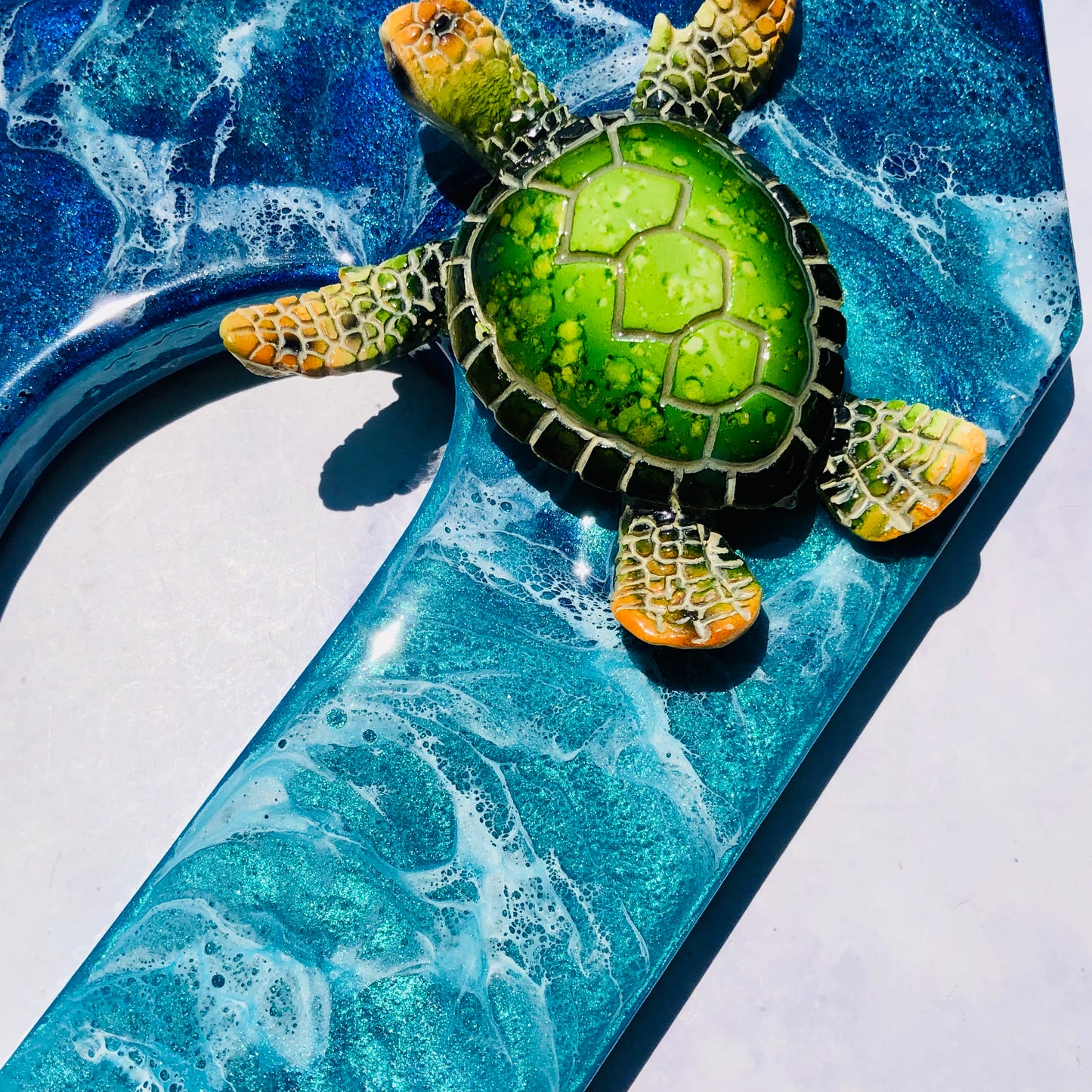 Custom Large Sea Turtle Resin Art | Resin Turtle Wall Art | Turtle gifts for women | seaturtle resin wall art | resin turtle gifts | - Nikkisstuffnthings