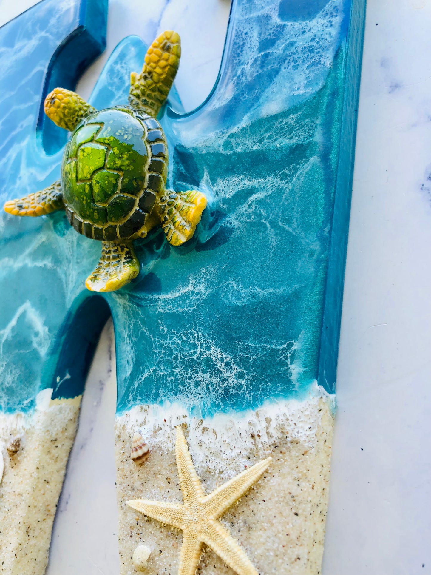 Custom Large Sea Turtle Resin Art | Resin Turtle Wall Art | Turtle gifts for women | seaturtle resin wall art | resin turtle gifts | - Nikkisstuffnthings