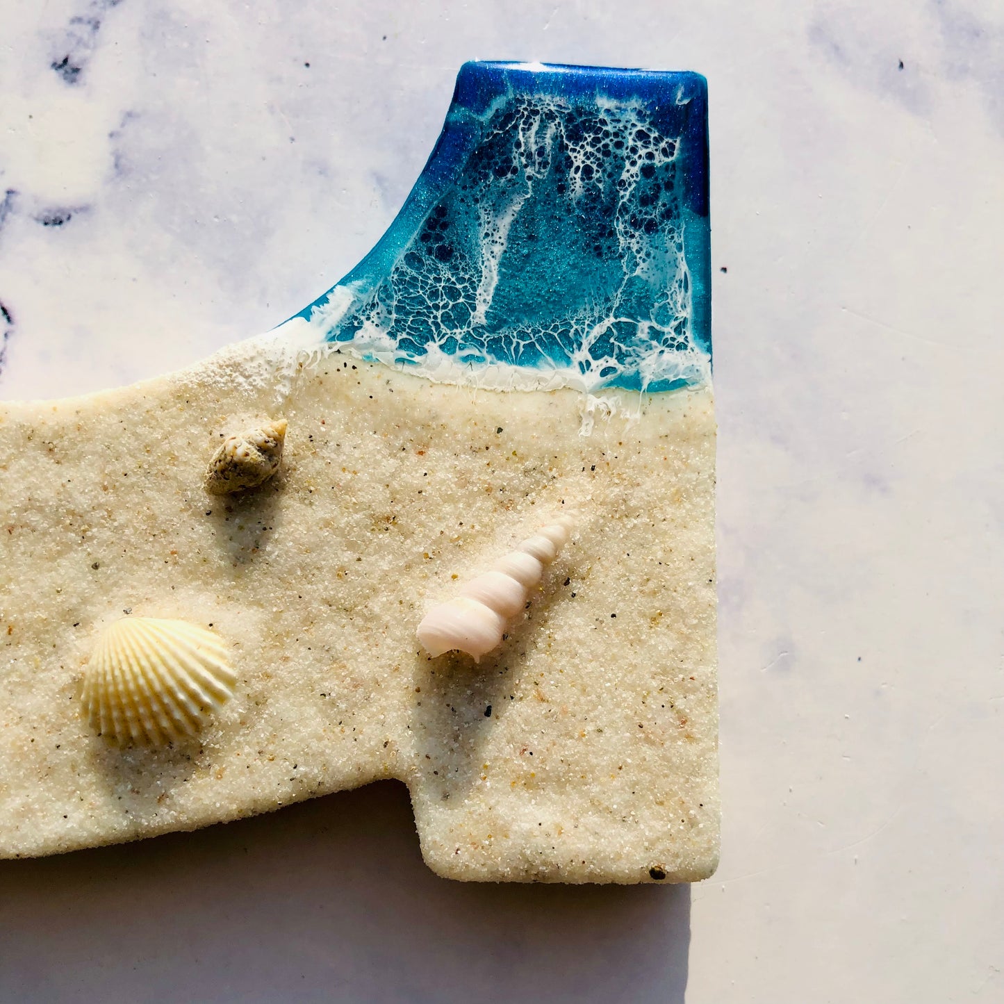 Custom Beach Wall Art | Resin Art | Nautical Decor for Beach House | Flip flop art | 3D Resin Art | flip flop sign | Personalized Gifts - Nikkisstuffnthings