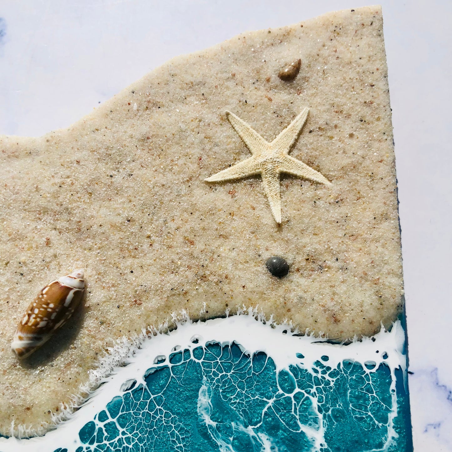 12” Personalized Ohio Beach Resin Wall Map | Resin Art | Wall Art | Housewarming gift | Ohio Map | Unique Gift | Gift State Map Art - Nikkisstuffnthings