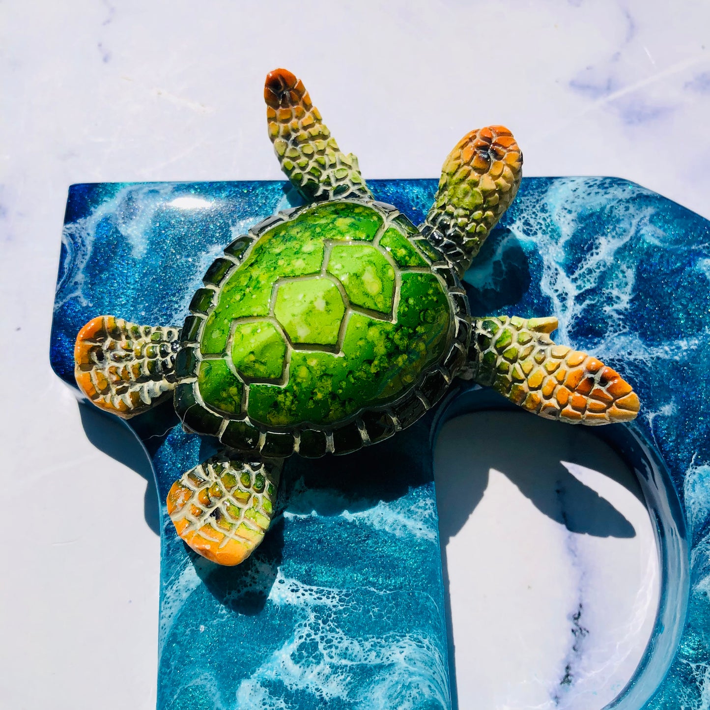 Custom Large Sea Turtle Resin Art | Resin Turtle Wall Art | Turtle gifts for women | seaturtle resin wall art | resin turtle gifts | - Nikkisstuffnthings