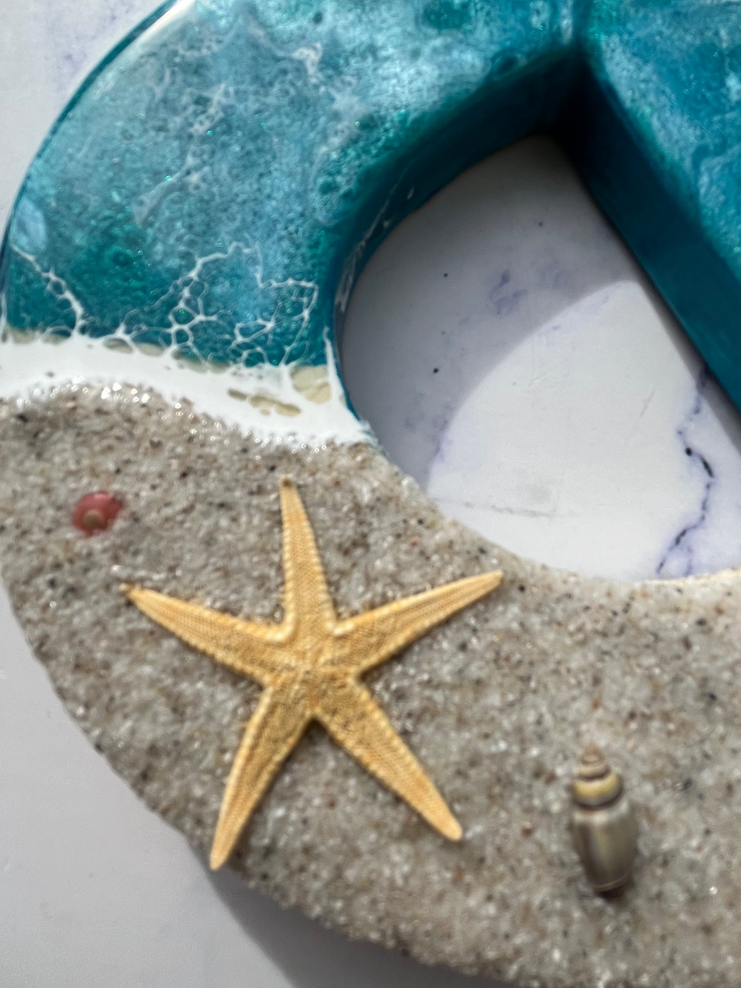 Custom Beach Wall Art | Resin Art | Nautical Decor for Beach House | Flip flop art | 3D Resin Art | flip flop sign | Personalized Gifts - Nikkisstuffnthings