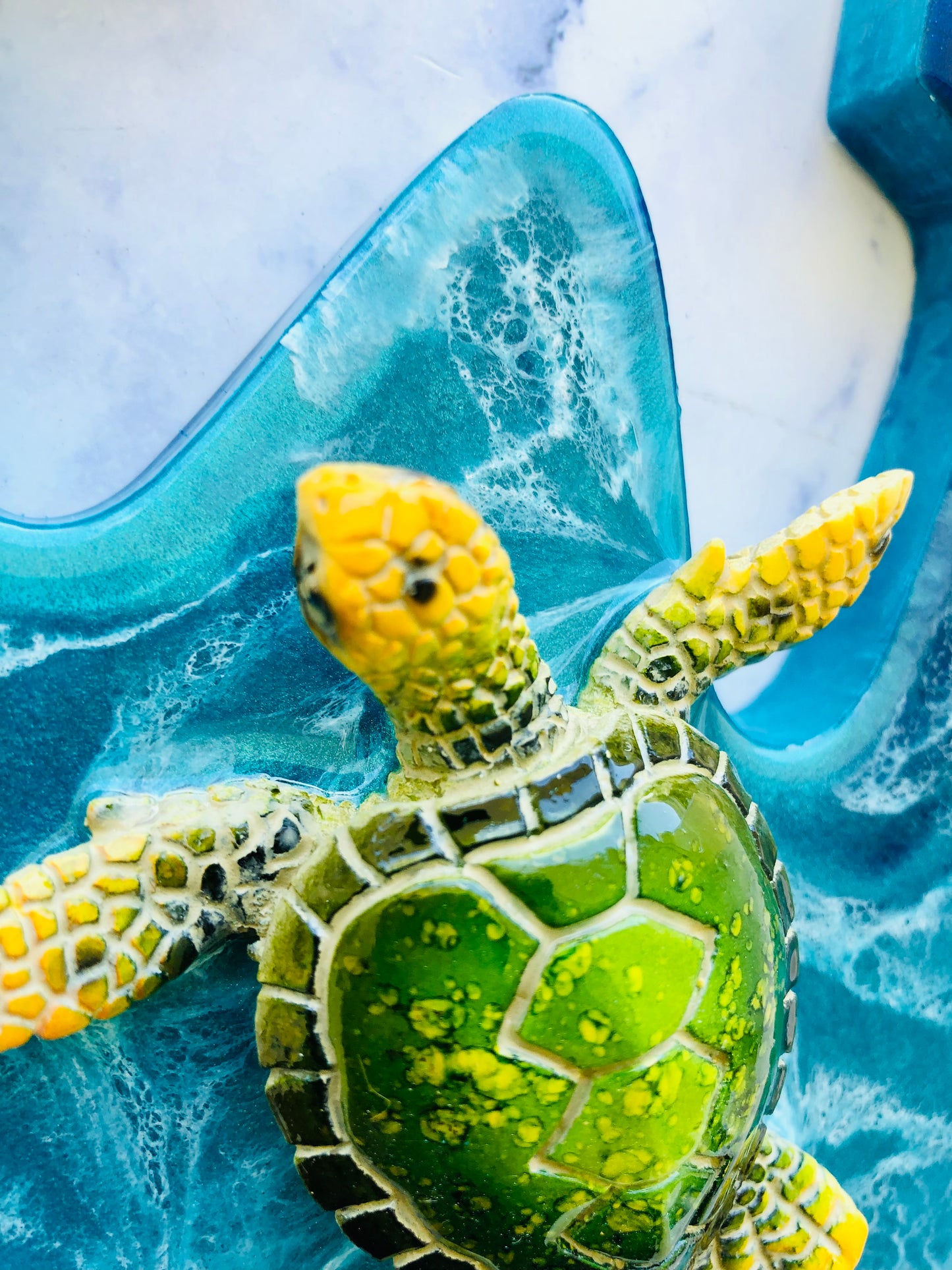 Custom Large Sea Turtle Resin Art | Resin Turtle Wall Art | Turtle gifts for women | seaturtle resin wall art | resin turtle gifts | - Nikkisstuffnthings
