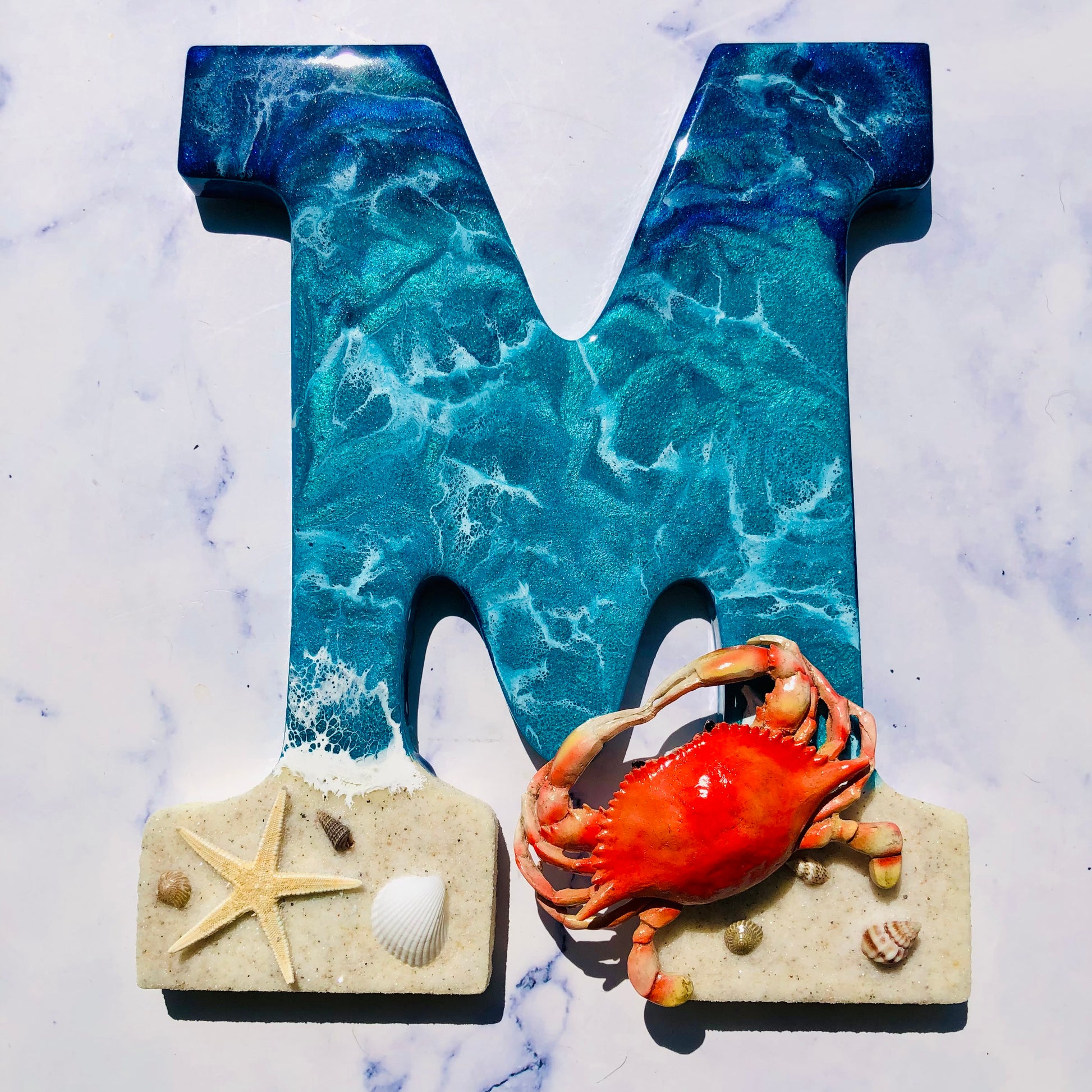 Personalized Crab Wall Decor | Crab Decor Coastal Decor | Wood Crab Wall Art | Nautical Decor Crab | Maryland Crab Art Crab Sign | Handmade - Nikkisstuffnthings