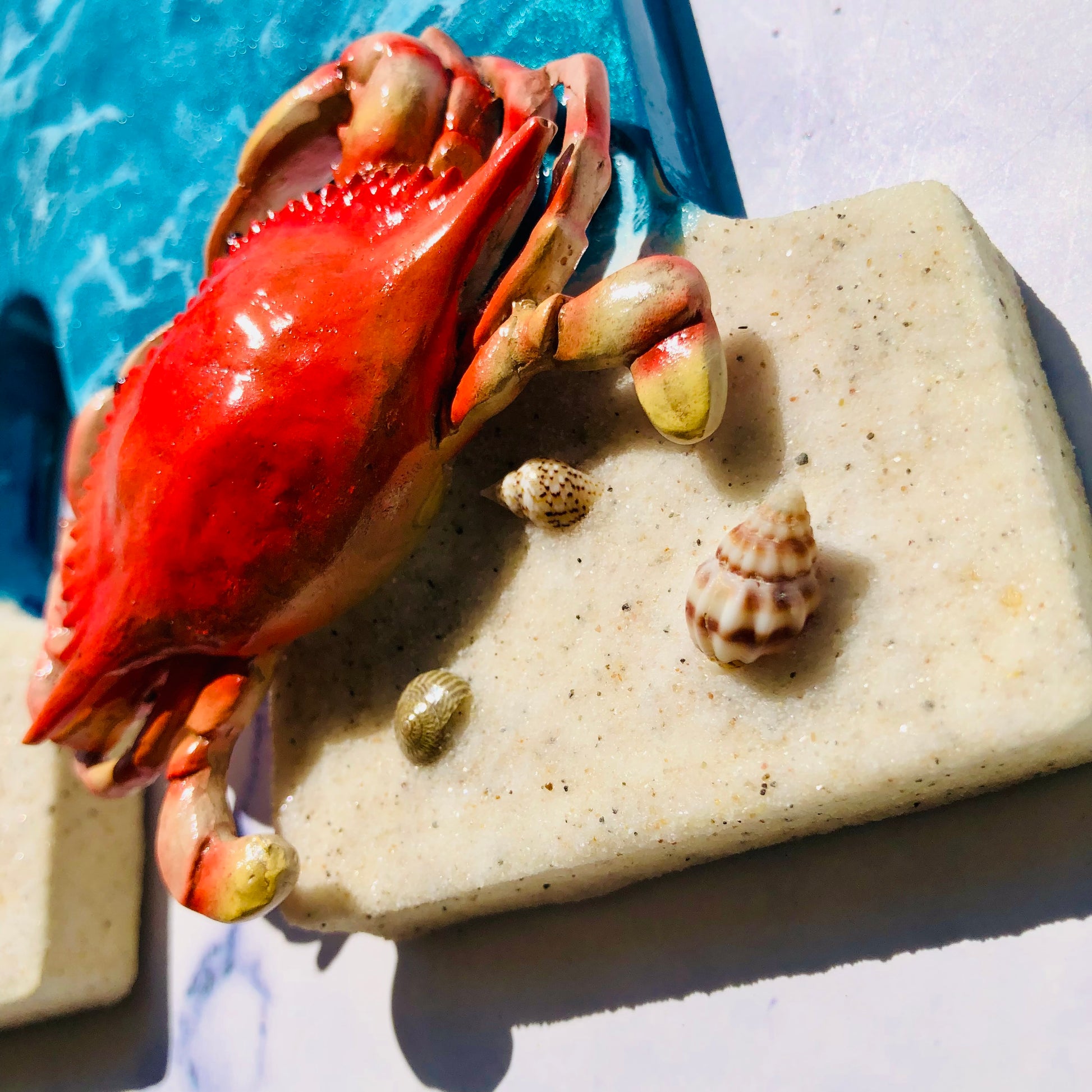 Personalized Crab Wall Decor | Crab Decor Coastal Decor | Wood Crab Wall Art | Nautical Decor Crab | Maryland Crab Art Crab Sign | Handmade - Nikkisstuffnthings