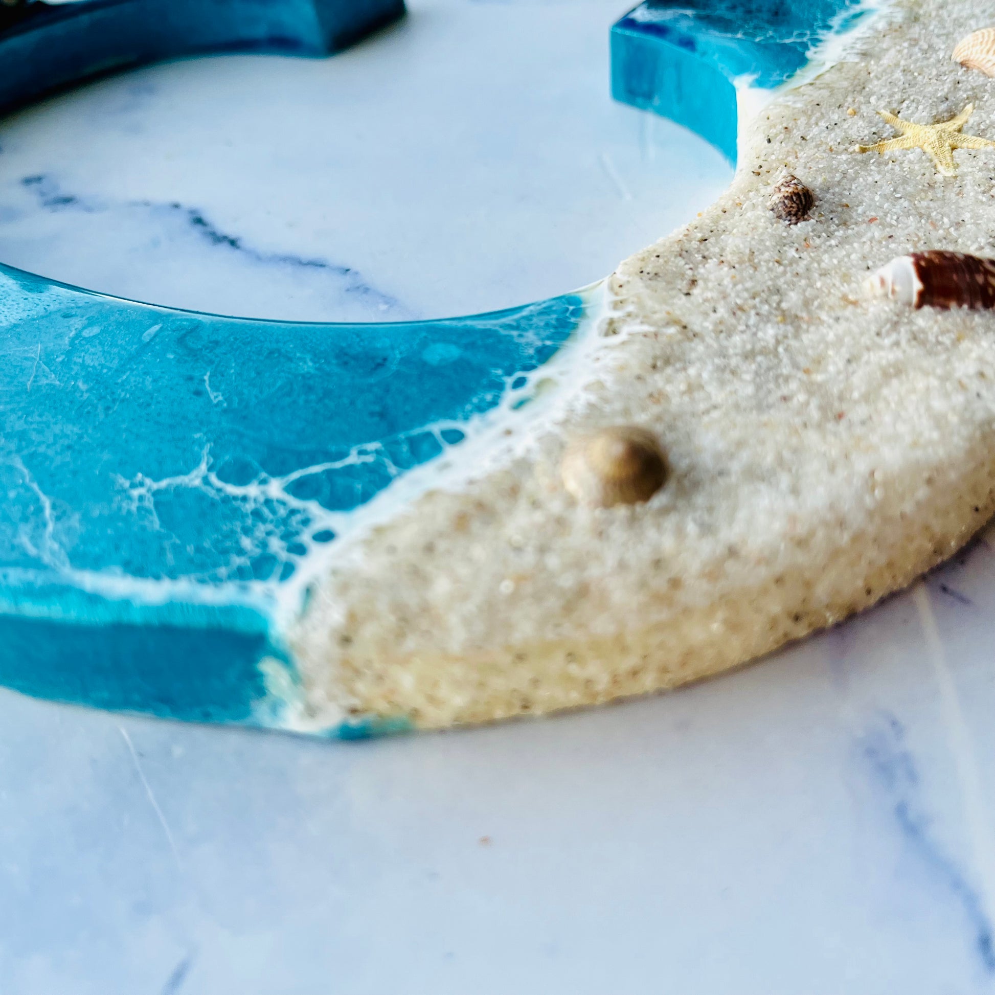 Personalized Shark Wall Resin Art | Shark Wall Hanging | Fishing Lover Wall Art | Beach Art | Shark Wall Art | Shark Week | Shark Lover Gift - Nikkisstuffnthings