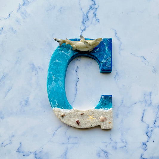 Personalized Shark Wall Resin Art | Shark Wall Hanging | Fishing Lover Wall Art | Beach Art | Shark Wall Art | Shark Week | Shark Lover Gift - Nikkisstuffnthings